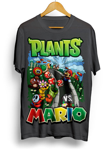 plants vs mario shirt
